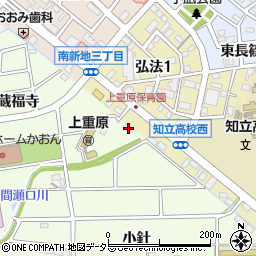 愛知県知立市上重原町蔵福寺168周辺の地図
