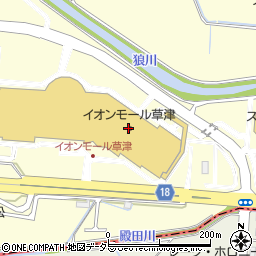 Ｔａｋａ－Ｑイオンモール草津店周辺の地図