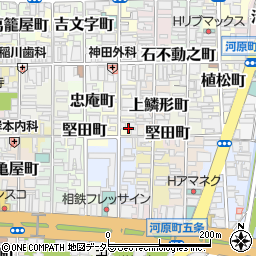 京都府京都市下京区本上神明町441周辺の地図