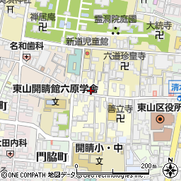 京都府京都市東山区轆轤町102周辺の地図