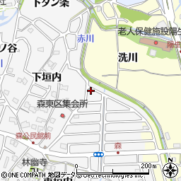 京都府亀岡市篠町森下タン条周辺の地図
