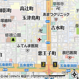 京都府京都市下京区御供石町359周辺の地図