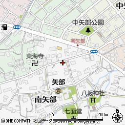 静岡県静岡市清水区南矢部594周辺の地図