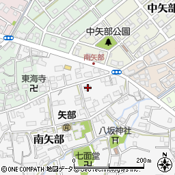 静岡県静岡市清水区南矢部592周辺の地図