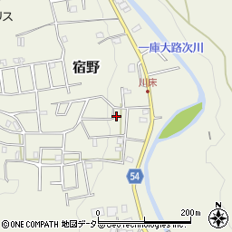 大阪府豊能郡能勢町宿野151-274周辺の地図