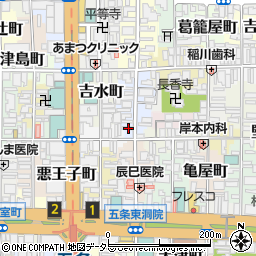 京都府京都市下京区大江町560-2周辺の地図