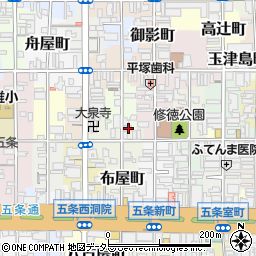 京都府京都市下京区亀屋町53周辺の地図