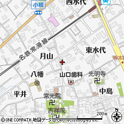 愛知県知多市八幡東水代66周辺の地図