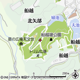 静岡県静岡市清水区船越周辺の地図