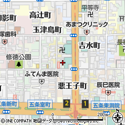 京都府京都市下京区御供石町339周辺の地図