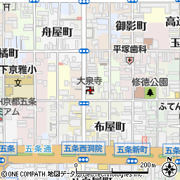 京都府京都市下京区月見町54周辺の地図