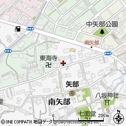 静岡県静岡市清水区南矢部571周辺の地図