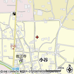兵庫県神崎郡市川町小谷周辺の地図