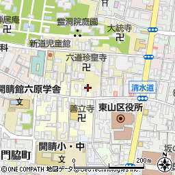 京都府京都市東山区轆轤町121周辺の地図