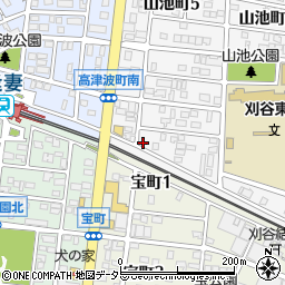 愛知県刈谷市山池町4丁目622周辺の地図