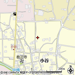 兵庫県市川町（神崎郡）小谷周辺の地図