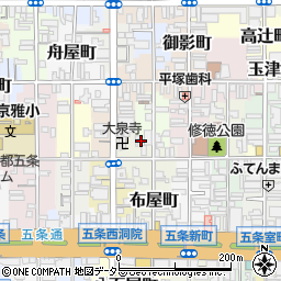 京都府京都市下京区亀屋町51周辺の地図