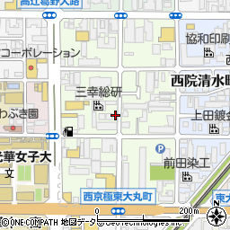 京都塗料商業協同組合周辺の地図