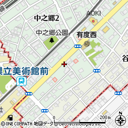 ヘアーサイトムービズ草薙店周辺の地図