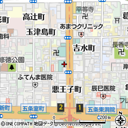 京都府京都市下京区五条烏丸町409周辺の地図
