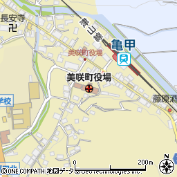 岡山県久米郡美咲町周辺の地図