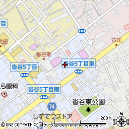 株式会社コハラ　静岡営業所周辺の地図