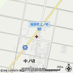 愛知県豊田市福受町上ノ切周辺の地図