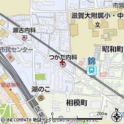 滋賀県大津市馬場3丁目13-27周辺の地図