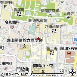 京都府京都市東山区轆轤町98周辺の地図