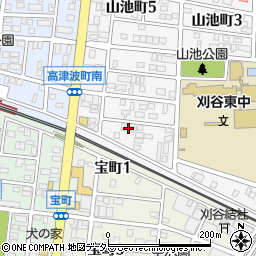 愛知県刈谷市山池町4丁目604周辺の地図