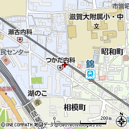 滋賀県大津市馬場3丁目13-24周辺の地図