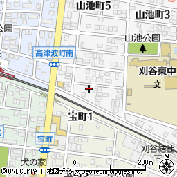 愛知県刈谷市山池町4丁目603周辺の地図