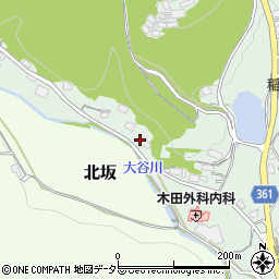 岡山県美作市中山1427周辺の地図