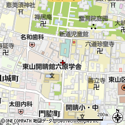 京都府京都市東山区轆轤町79周辺の地図