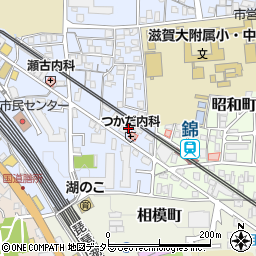 滋賀県大津市馬場3丁目13周辺の地図
