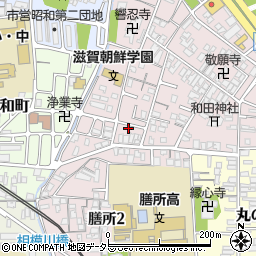 滋賀県大津市木下町3-18周辺の地図