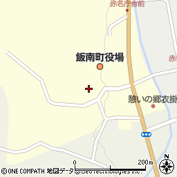 飯南町役場　赤名公民館周辺の地図