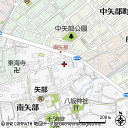 静岡県静岡市清水区南矢部524周辺の地図