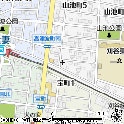 愛知県刈谷市山池町4丁目601周辺の地図