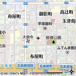 京都府京都市下京区亀屋町48周辺の地図