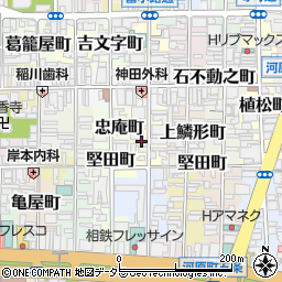 京都府京都市下京区本上神明町449周辺の地図