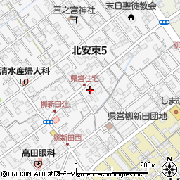 アルテミス北安東周辺の地図