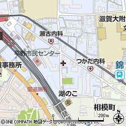 滋賀県大津市馬場3丁目14-53周辺の地図