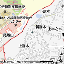 愛知県知多郡東浦町森岡新割木6周辺の地図