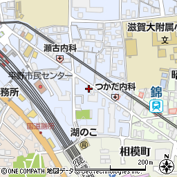 滋賀県大津市馬場3丁目14-5周辺の地図