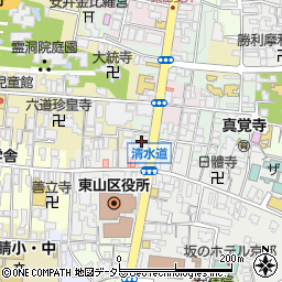 京都府京都市東山区辰巳町105周辺の地図