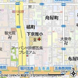 京都府京都市下京区樋口町周辺の地図