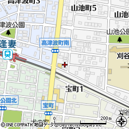 愛知県刈谷市山池町4丁目508周辺の地図