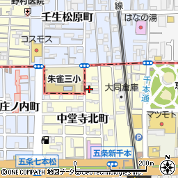 京都府板金工業組合周辺の地図