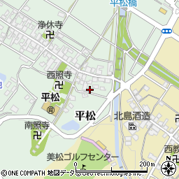 滋賀県湖南市平松216周辺の地図